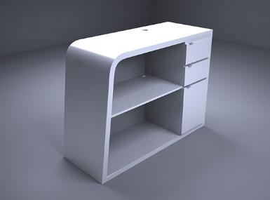 Buy cheap Free Standing Cash Register Display Counter , Garment Shop Counter Innovative from wholesalers