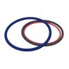Buy cheap Various Industrial big and small orange blue black colorful silicone rubber o ring with high heat resistant from wholesalers