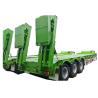 Buy cheap Green 12ft 2 Axle Low Bed Semi Trailer Q345B Detachable Gooseneck from wholesalers
