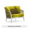 Buy cheap Soft Doll Cotton Cushion Modern Style Garden Rope Rattan Sofa Sets For Balcony Patio from wholesalers