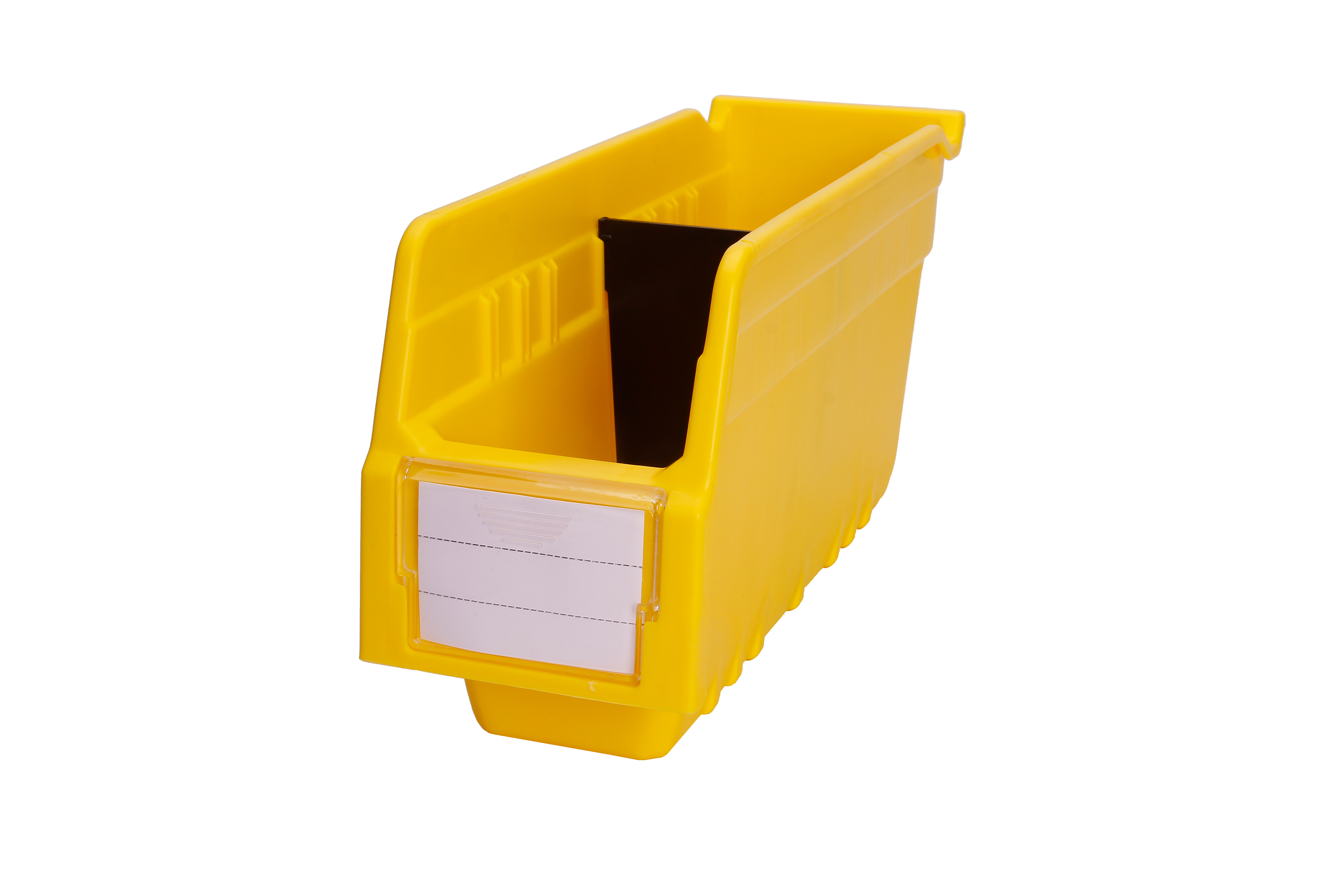 Solid Box Warehouse Rack for Plastic Parts Storage and Nestable Plastic Shelf Bin