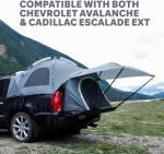 72''Inch Grey Pickup Camping Tent 4-Season 2-Person Fiberglass Pole Waterproof