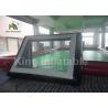Buy cheap Portable Red Green Inflatable Sports Games / 25 * 10m Inflatable Football Court from wholesalers
