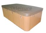 Outside Hard Plastic Hot Tub Covers Tapered Spa Cover Prevent Heat Loss