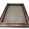 Buy cheap Rhombus Shape Grid PVD Color Decorative Stainless Steel Mesh For Home Decoration from wholesalers