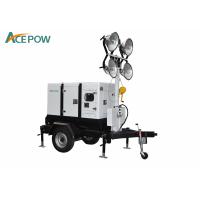Buy cheap Outdoor 4 Stroke 380V 1500RPM Lighting Tower Generator product