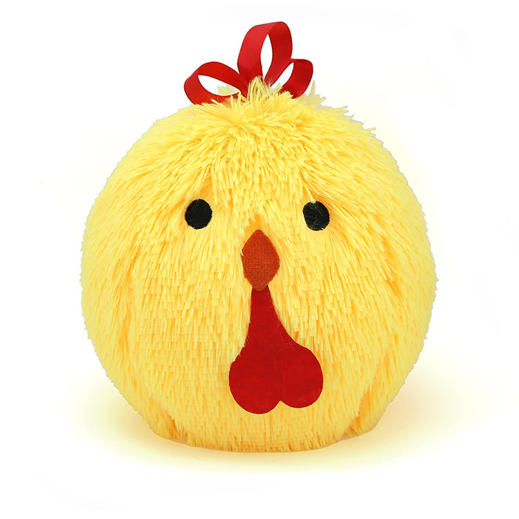 Inflatable Toy Unicorn Plush Fuzzy Pvc Ball with Diameter 24''