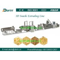 Buy cheap High Efficiency Automatic 3D Pellet Snack Extruder Machine Process Line product