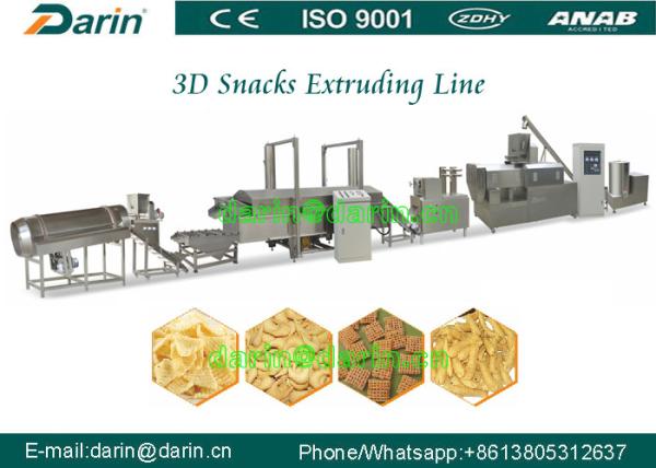 Buy cheap High Efficiency Automatic 3D Pellet Snack Extruder Machine Process Line from wholesalers