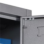New Design Steel Office Furniture Vertical 2 Door Steel Wardrobe