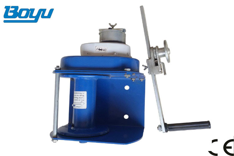 1t 2t 3t Transmission Line Stringing Tools Mini Portable Wire Rope Heavy Duty Hand Winch With Break