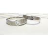Buy cheap Groove 18k Gold Diamond Couple Rings from wholesalers