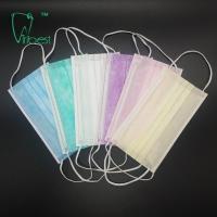 Buy cheap Anti Bacteria Disposable Non Woven Face Mask 3 Ply Surgical With Tie On product