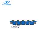High Friction Buckle Chain Turning Conveyor Plate TPE Surface For Material