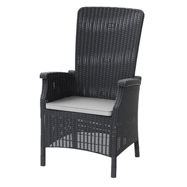 Buy cheap Garden Chair for Outdoor Furniture Plastic High Back Coffee Dining Arm Chair in Patio from wholesalers