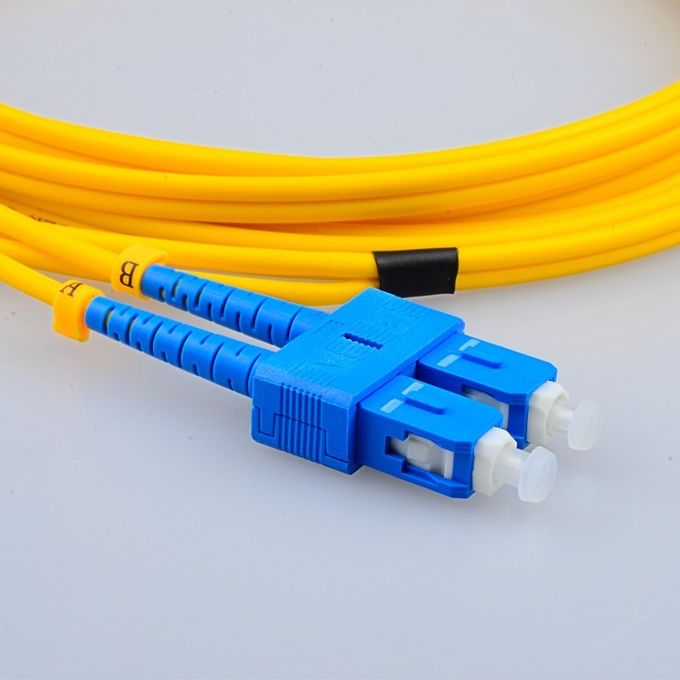 DX Sc Upc Connector 2.0 / 3.0mm / Fiber Optic Cable Connector Plastic Housing