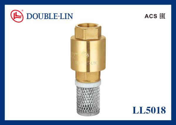 Buy cheap No Leakage 2 Inch Female Brass Spring Check Valves from wholesalers