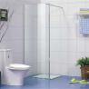 Buy cheap Modern and Spacious Tempered Glass Shower Screen Ideal for Residential and Commercial from wholesalers