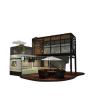 Buy cheap Wood Plastic Panel 40GP Coffee Shop Shipping Container from wholesalers