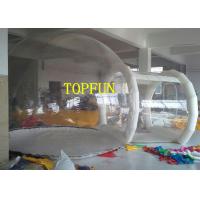 Buy cheap Transparent 0.8mm PVC Inflatable Bubble Tent With Tunnel For Exhibition product