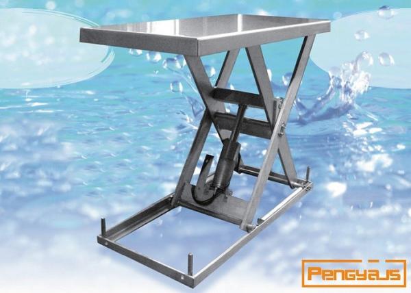 Buy cheap Cleanroom 0.4KW 800*1600 Hydraulic Scissor Lift Table from wholesalers