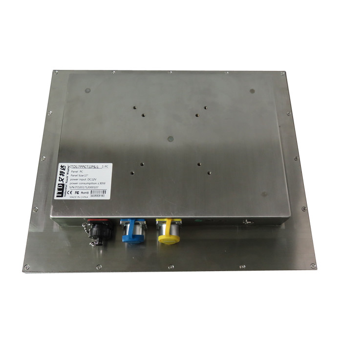 Rugged Industrial Computer Monitor 15 Inch Stainless Steel Chassis