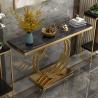 Buy cheap Contemporary Marble Console Tables With Stainless Steel - Elegant Design from wholesalers