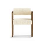 Modern Lazy Simple Living Room Sofa Chair White Flannel Leisure Single Sofa