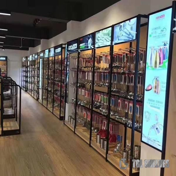 Buy cheap CE Supermarket Gondola Shelving , Powder Coating Supermarket Display Racks OEM from wholesalers