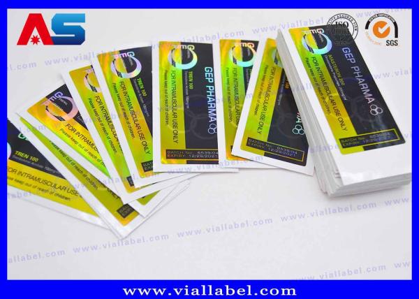 Quality Professional Plastic Vial Sticker 10ml Bottle Labels For Pharma Package glass vial labels for sale