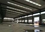 China manufacturer workshop structure, wind-resistant large-span steel structure