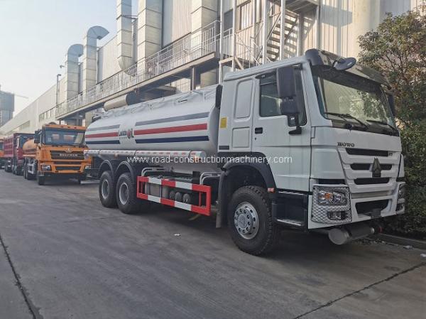 Buy cheap 20m3 Fuel Tanker Truck Carbon Steel Q235 6x4 371hp Sinotruk Howo CCC from wholesalers