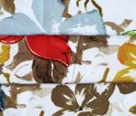 Printed Polyester Lining Fabric 310T Poly Taffeta 50 * 50D 63 Gsm Good Air
