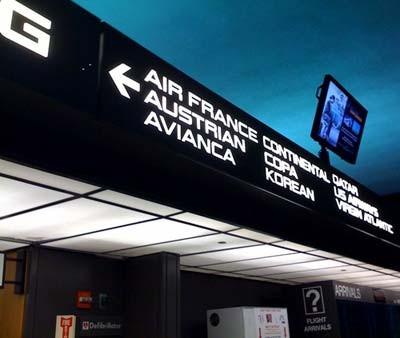 Buy cheap Indoor Low Radiation Airport Sign System , Advertising LED Information Board Sign from wholesalers