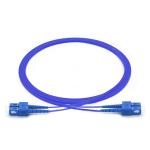 SCUPC Armoured Fiber Optic Cable Patch Cord With Lateral Pressure Protected