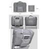 Buy cheap Custom Logo Silver Foldable Travel Bag Soft Flexibility 0 . 19 / 0 .22Kg from wholesalers
