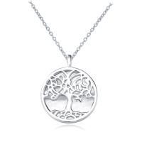 Buy cheap 0.6in PVD Plating Sterling Silver Jewelry Necklaces 10 Gram CZ Necklace product