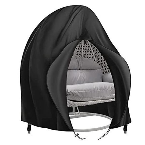 Buy cheap Plain Dyed Outdoor Patio Waterproof Heavy Duty 600D Large Double Hanging Swing Chair Dust Protector Covers from wholesalers
