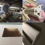 Waterproof Entry WPC Double Doors PVC Laminted Surface Finishing Bedroom Use