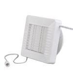 240V Max. Voltage Silent Plastic Square Bathroom Ventilation Fan with Axial Flow