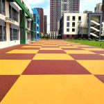 Multicolor Outdoor Playground Flooring Playground Crumb Rubber Granules EPDM