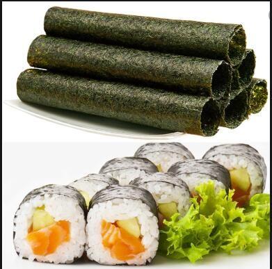 Buy cheap HACCP Dark Green Sushi Nori Seaweed Sheets 50 Full Sheets from wholesalers