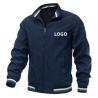 Buy cheap Custom Plus Size Fashion Men's Jackets Casual Waterproof Blank Golf Lightweight Windbreaker Bomber Jacket For Men from wholesalers