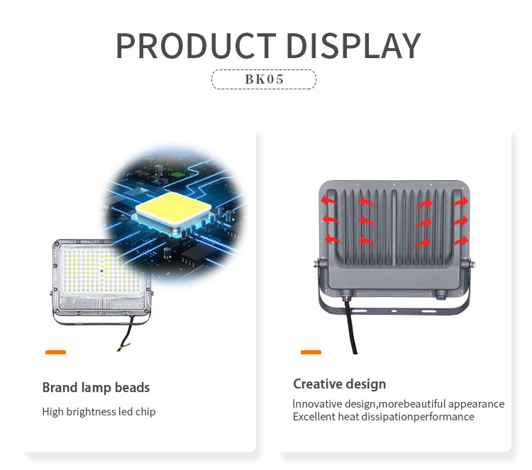 30Watt 50Watt 100Watt 150Watt Led Flood Light 5m Detection Luminaire Housing Construction Lamp