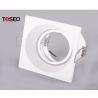 Buy cheap Mr16 Housing Anti Glare Downlights / IP20 Square Recessed Bathroom Lights from wholesalers