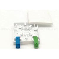 Buy cheap ABS Material Fiber Termination Box , Ftth Termination Box 2 Port 86mm product