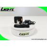 Buy cheap 8000 Lux High Beam Cordless Cap Lamp Stainless Steel Clip For Underground Safety Lighting from wholesalers