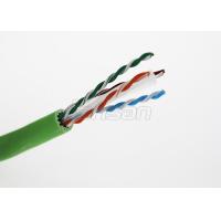 Buy cheap 1000ft UTP Cat6A Network Cable , 0.57mm Solid Bare Copper Ethernet Cable product
