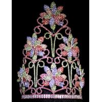 Buy cheap Spring 3D flowers for Easter pageant crowns custom flowers crowns lovely girls product