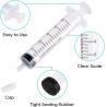 Buy cheap 10ml Syringes 100 Pack Plastic Small Syringe with Tip Cap, Measuring Syringe, Oral Syringe Scientific Labs, Feeding from wholesalers
